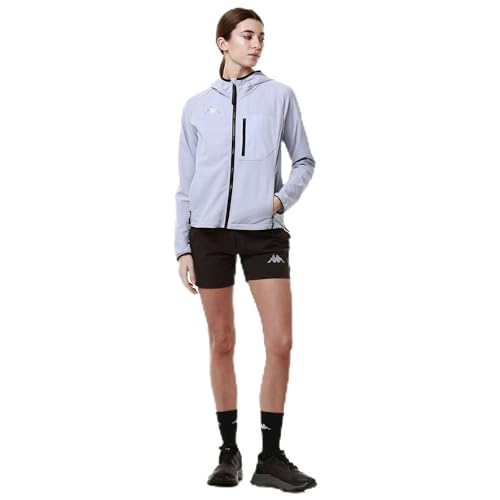 Sweat zippé femme Kappa vêtement outdoor en nylon respirant modèle 3CENTO 319