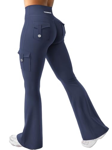 Image of YEOREO CoreFlex Women Workout Flare Leggings