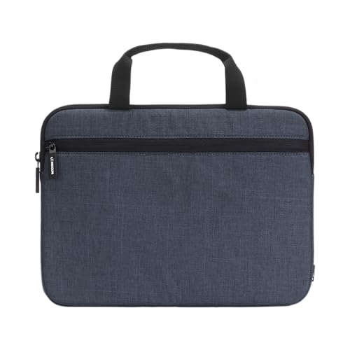 Incase Carry Zip Brief for 13 inch Laptops – Sleek, Lightweight Protective Bag with Dual-Weave Polyester, Webbing Carry Handles – Stylish and Durable Laptop Sleeve/Case for Work & Travel - Navy
