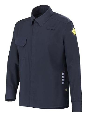 Chemise multirisques Delta bleu marine XL idéale pour la sécurité des chantiers