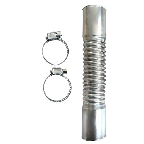 Tubo de Escape para Calefactor Diésel | Acero Inoxidable con Desconexión Rápida para Vehículo | Adaptador Tubo Escape Coche para Calefactor Diésel - para Mantenimiento Reparación Ventilación Camión