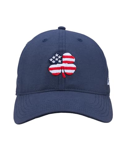 Image of Black Clover, Unisex, USA Cloud 2 Adjustable Hat, Navy Hat /3D American Flag Clover, One Size
