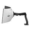 Ergotron - HX VHD Premium Heavy Duty Gaming Monitor Arm, Single Monitor Desk Mount for 1000R Curved Ultrawide Monitors Up to 57 Inches, 9-14 Inches Depth, VESA 75x75mm or 100x100mm Matte Black