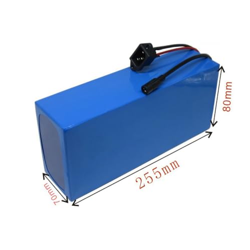 Batería litio recargable 48V 15Ah 13S4P para motor ebike 500W con conector XT60 3