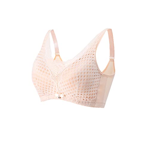 La mejor selección de Sostenes para la mastectomía para Mujer - solo los mejores. 43 Sendyou Sostén de Mastectomía con Bolsillos para Mujer Everyday Bra minimizador SS49 (M, Beige(Nude))