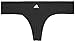 adidas Women's Thong Underwear, Black/Matte Silver, X-Small/Small