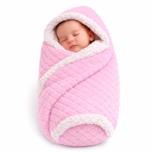 Image of BRANDONN Premium Baby Blanket 100x75 cm - Ultra Soft Flannel Sherpa Newborn Blanket for Winter, AC, Stroller, Crib, Travel (0-12 Months)