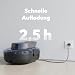 MEDION PR1 Poolroboter Akku, für Aufstellpool, Bodenreinigung für Pools, One-Click-Bedienung, Selbstparkfunktion, 120 Min Akkulaufzeit, 2,2 L Filterkapazität, für 80–100 m², inkl. Ladegerät & Haken