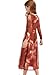 ACMOLIN Tween Girls Maxi Dress Fall 2025 Fashion Elegant Long Sleeve Floral Printed Party Dress 6-15 Years (Brown, 8-9T)