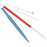 HOODANCOS Agujas para Abalorios 4 Piezas Duraderas de Coser Manualidades Resistentes Corrosión para DIY Joyería y Costura Portátil para Crear Pulseras y Collares