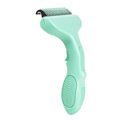 Pet Grooming Tool - Gentle Hair Removal Comb, Efficient Dog Shedding Rake with Ergonomic Non Slip Grip, Professional Undercoat Thinning Action, Ideal for Long Haired Breeds Home Grooming