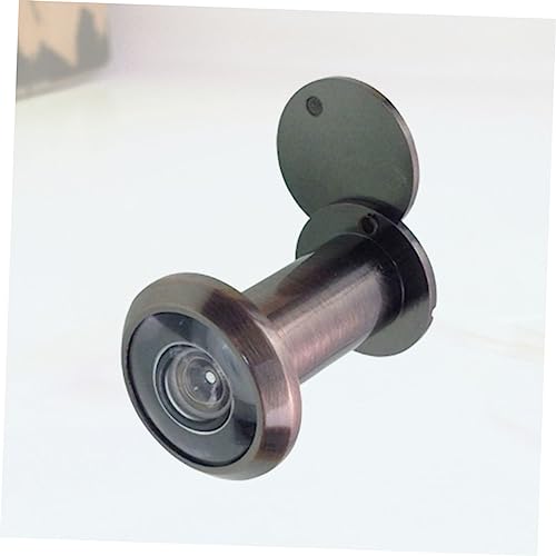 Visionneuse de porte maison sécurisée avec angle large et cache arrière bronze Hemobllo - 3