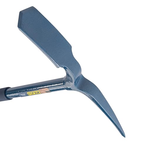 ESTWING Geo/Paleo Rock Pick - 25" Geologist Tool with All Steel Construction & Vinyl Cushion Grip - GP100, Blue