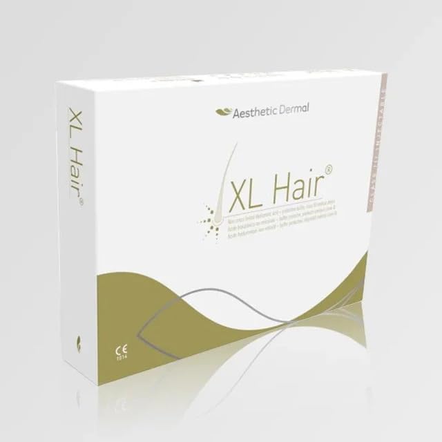 RRS XL Hair Mesotherapy 6 x 5 ml | Professional Scalp Solution | Ideal for Aesthetic Protocols and Professional Use