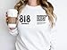 818 Tequila Sweatshirt - Kendall Festival Cherry LA Baby 818 Crewneck Sweater for Fans L Sand