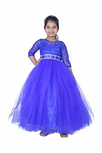Image of Girl's Synthetic A-Line Maxi Dress