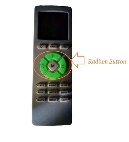 Image of Compatible with Lloyd Split Ac Remote 233 Suitable LS12B32WACR LS18I52WBEL Air Conditioner Model Only, Original Remote Should Match with Same Functional Key Sequence for Optimal Compatibility