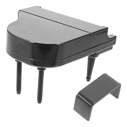 ERINGOGO 1 Juego Modelo de Piano de Juguete para decoración de Mesa Piano de plástico Suelo de casa de muñecas miniguitarra Mini Muebles para casa de muñecas Mini Piano de la casa