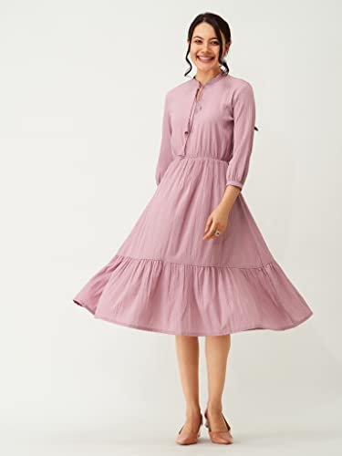 Image of AASK Women Fit and Flare Dress