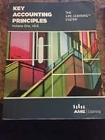Key Accounting Principles: Volume One, V5.0: The A 1989003494 Book Cover