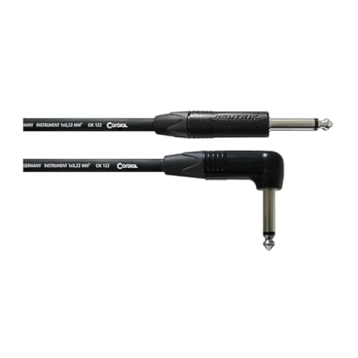 CORDIAL Cable Guitarra jack recto/angular 6 m Cable INSTRUMENT Select Jack recto/angular