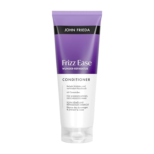 John Frieda Frizz Ease Wunder-Reparatur Conditioner – Inhalt: 250 ml – Haartyp: für widerspenstiges, geschädigtes Haar – Geeignet für farbbehandeltes Haar