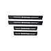 JKLKJLW 4 Pezzi Fibra di Carbonio Battitacco per Auto Sticker, per kia SPORTAGE 2013-2018 gt ql, Esterno Battitacco Protezione Plates Anti-Graffio Scuff Adesivi Decorativi Accessori