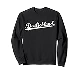 Deutschland Baseball Cursive Script Retro Apparel