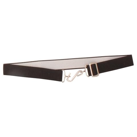 Adult Men BRITWEAR® Plain Adjustable Elastic S Hook Snake Belt (MADE IN UK) Main Colour:Black Cover