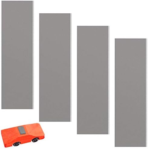 4 Pieces 3 Ounces Stick On Flex Weight for Derby Car- Cuttable Flexible Tape Weight for Easily Fine Tune Car Weight and Fastest Speed