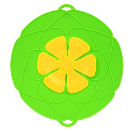 Couvercle Anti Eclaboussure en Silicone, Couvercle Anti Débordement, protection couvercle casserole universel en silicone pour casseroles et ustensiles de...