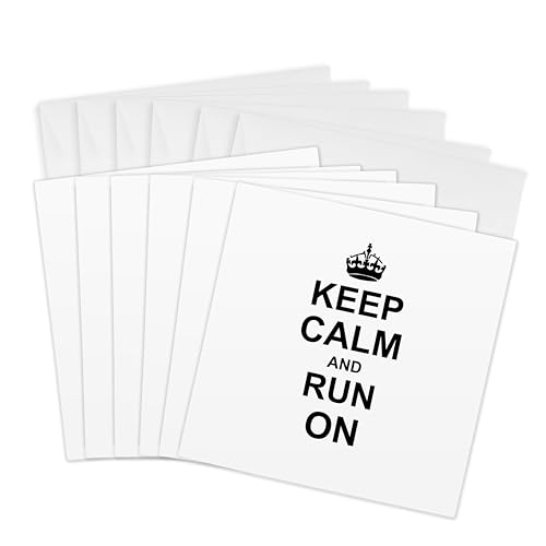 Carte de voeux Track Runner Athlète cadeaux humour, lot de 6 cartes de correspondance running