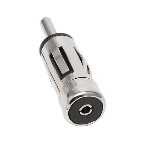 Sound-way Adaptateur d’antenne DIN mâle vers ISO Femelle, Connecteur coaxial 50 Ohm, Haute qualité Plug & Play, Compatible avec radios AM/FM/Dab Blaupunkt,...