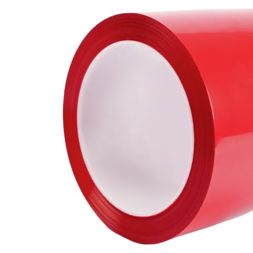 Image of 3M Polyester Film Tape 850, Red, 3 in x 72 yd, 1.9 mil, 1 Roll