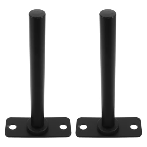 GANAZONO Soporte Para Discos De Pesas Montado En Pared 2 Piezas Acero Negro Estante De Almacenamiento Para Gimnasio En Casa Organizador Para Equipos De Fitness