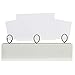 Malden International Designs Tabletop Photo Clips Wood Block Forever Friends Picture Holder, 3 Option, White