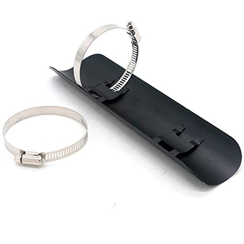 Qiilu Pipe Heat Shield Exhaust Heat Shield Protector Universal Motorcycle Heat Shield Motorbike Exhaust Pipe Muffler Silencer Pipe Cover Guard #TOP4