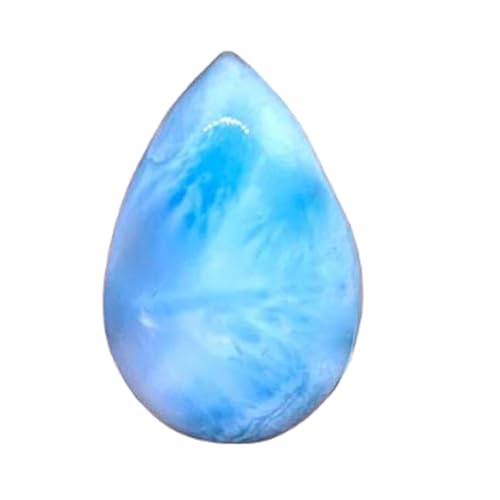 Larimar cabochon poire 22mm fini les pierres ternes pour vos pendentifs faits main