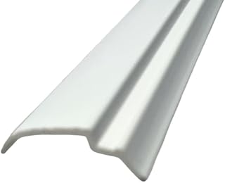 KC Hardware White 72" Long Snap in Vinyl Glazing Bead - 4-Pack | Durable Weather-Resistant Window Frame Seal | Easy Install | Residential & Commercial Use