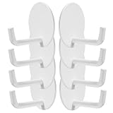 Amosfun 8 Stück Teiliges Selbstklebendes Haken Bohren Transparente Wand Türhaken für Küche Bad...