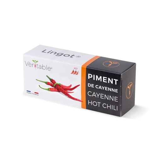 Véritable Lingot® Peperoncino Di Caienna - Compatibile Con Orti Interni Exky® - Ricarica Pronta All'Uso - Substrato Con Semi Integrati