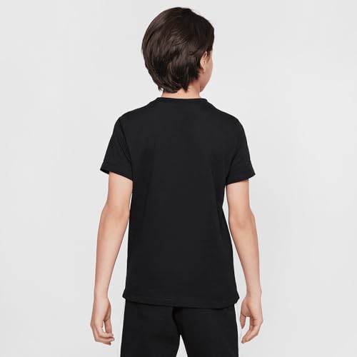 Nike Sportswear Big Kids' T-Shirt (Black, HM5853-010)2
