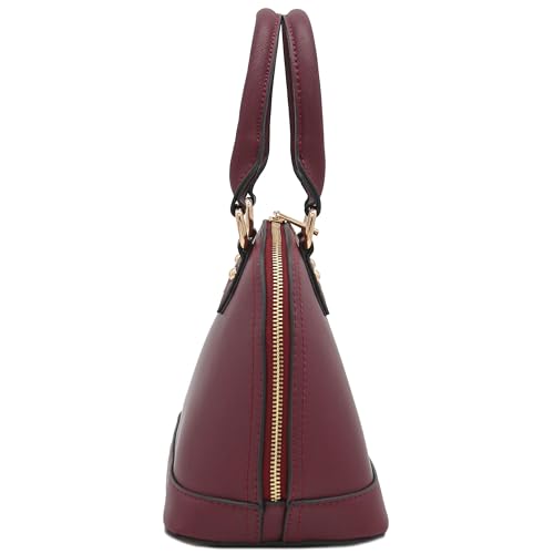 Image of Zip-Around Saffiano Classic Dome Satchel