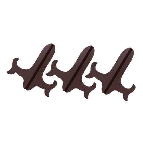 Ciieeo Rectangular Cake Stand Holder Wooden Plate Riser for Decor Multi-purpose Display Stand for Home Photo Cookbooks