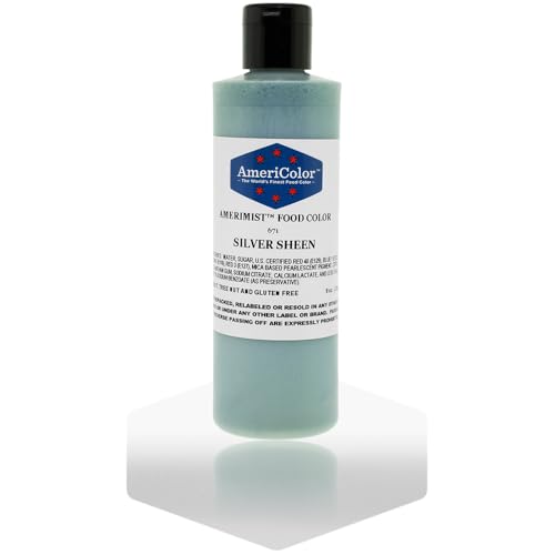 AmeriColor Amerimist Airbrush Color 9 Ounce, Silver Metallic Sheen