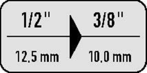 Hazet Adapter 958-2 hohl 12,5 mm (1/2'') Vierkant massiv 10 mm (3/8''), other – Ansicht 4