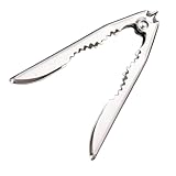 UKCOCO Herramienta Profesional para Abrir Almejas de Acero Inoxidable Antideslizante Pinza Resistente para Uso Diario Cocina y Restaurante