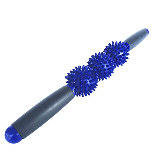 NOBRAND Power Massage Parts of Fascia Roller Foot Massage, Ball Massage, Hedgehog for Fascia Training, Self-Massage, Relaxing Muscles, Stimulation Blood Circulation (Color : Blue)