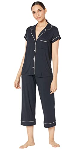 Image of Eberjey Gisele Short Sleeve and Cropped Pant PJ Set