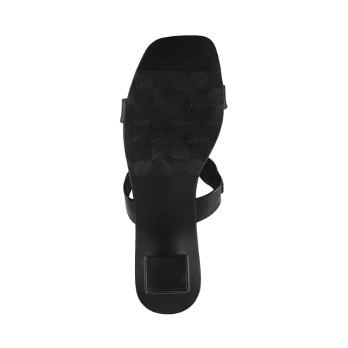 Image of Metro Women Faux Leather Ethnic Traditional Heel Sandal